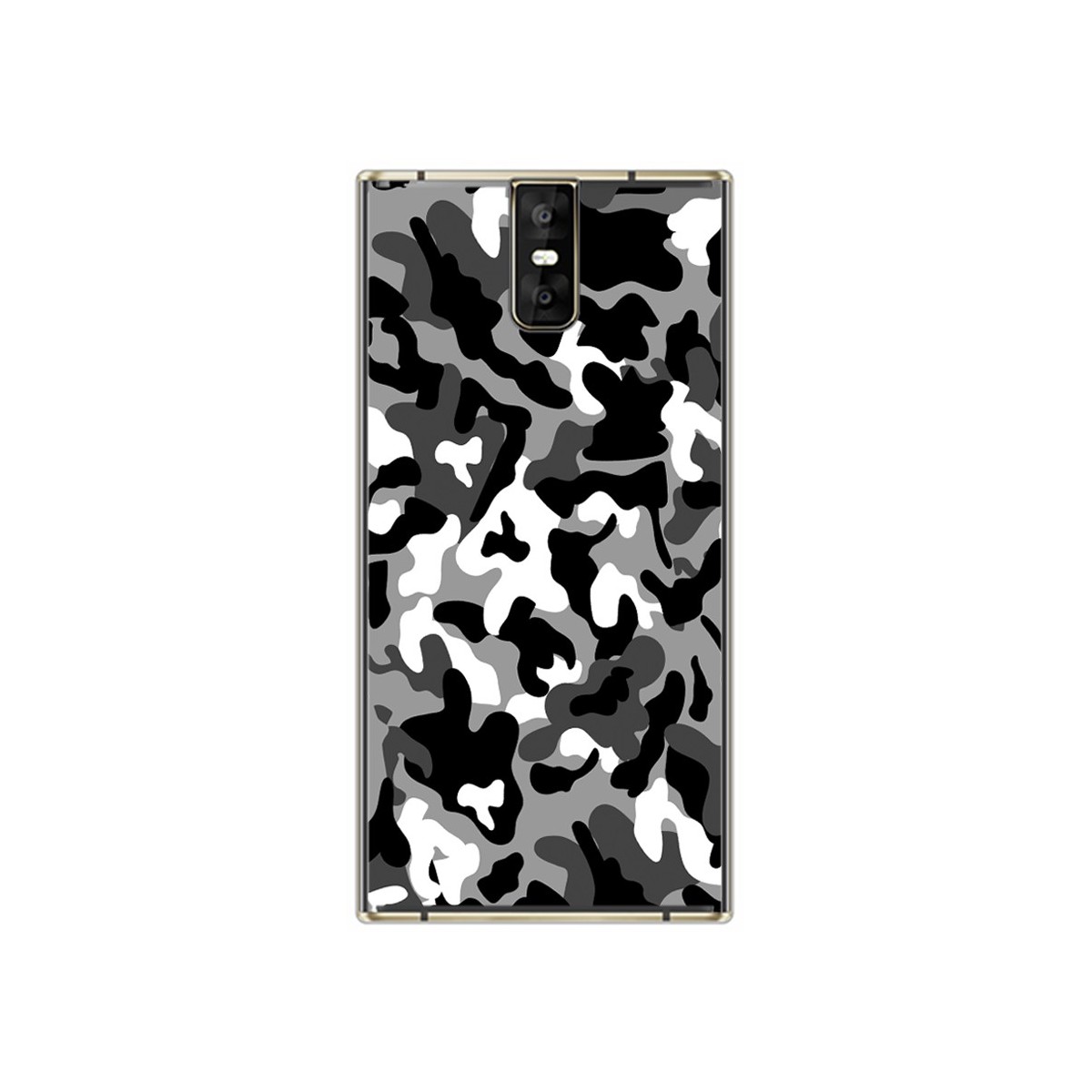 Funda Gel Tpu para Oukitel K3 Diseño Snow Camuflaje Dibujos
