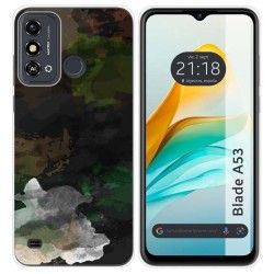 Funda Silicona para Zte Blade A53 diseño Acuarela 12 Dibujos