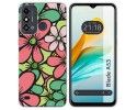 Funda Silicona para Zte Blade A53 diseño Flores 02 Dibujos