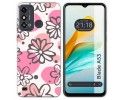 Funda Silicona para Zte Blade A53 diseño Flores 09 Dibujos
