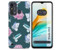 Funda Silicona para Zte Blade A53 diseño Flores 10 Dibujos