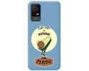 Funda Silicona Líquida Azul para TCL 406 diseño Culo Natural Dibujos