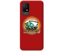 Funda Silicona Líquida Roja para TCL 406 diseño Adventure Dibujos