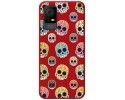 Funda Silicona Líquida Roja para TCL 406 diseño Catrina Dibujos