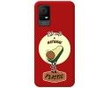 Funda Silicona Líquida Roja para TCL 406 diseño Culo Natural Dibujos