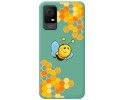 Funda Silicona Líquida Verde para TCL 406 diseño Abeja Dibujos