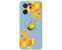 Funda Silicona Líquida Azul para Xiaomi 13T / 13T Pro 5G diseño Abeja Dibujos