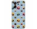 Funda Silicona Líquida Azul para Xiaomi 13T / 13T Pro 5G diseño Catrina Dibujos