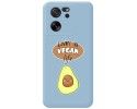 Funda Silicona Líquida Azul para Xiaomi 13T / 13T Pro 5G diseño Vegan Life Dibujos