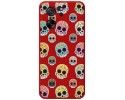 Funda Silicona Líquida Roja para Xiaomi 13T / 13T Pro 5G diseño Catrina Dibujos