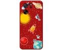 Funda Silicona Líquida Roja para Xiaomi 13T / 13T Pro 5G diseño Espacio Dibujos