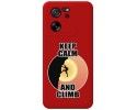 Funda Silicona Líquida Roja para Xiaomi 13T / 13T Pro 5G diseño Hombre Escalada Dibujos