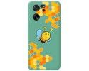 Funda Silicona Líquida Verde para Xiaomi 13T / 13T Pro 5G diseño Abeja Dibujos