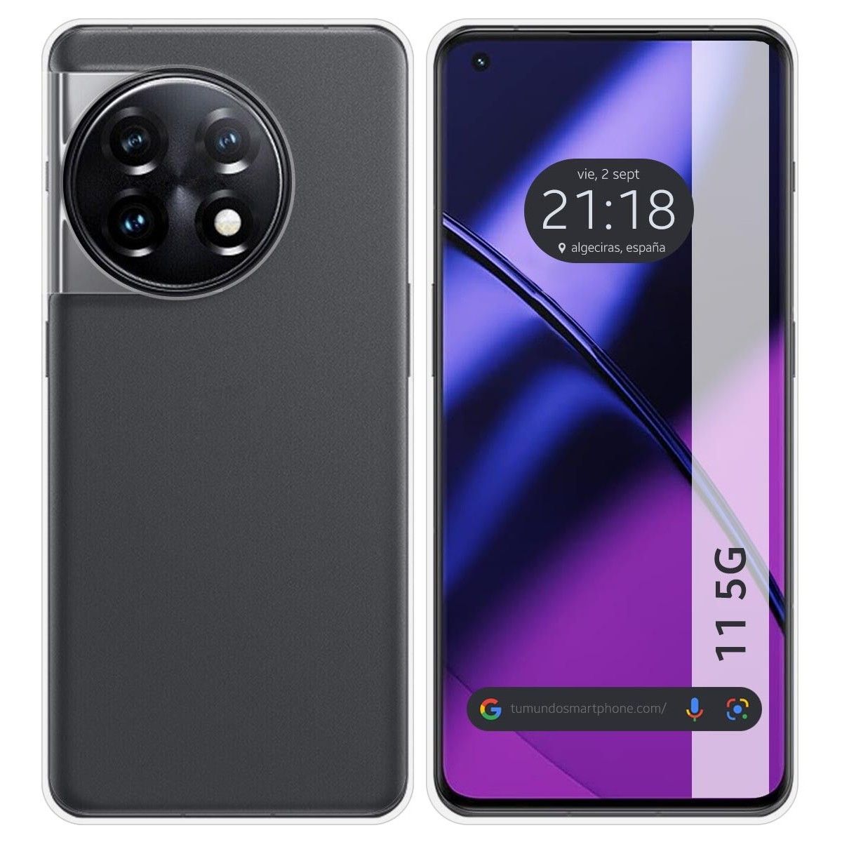 Funda Silicona Gel TPU Transparente para Oneplus 11 5G