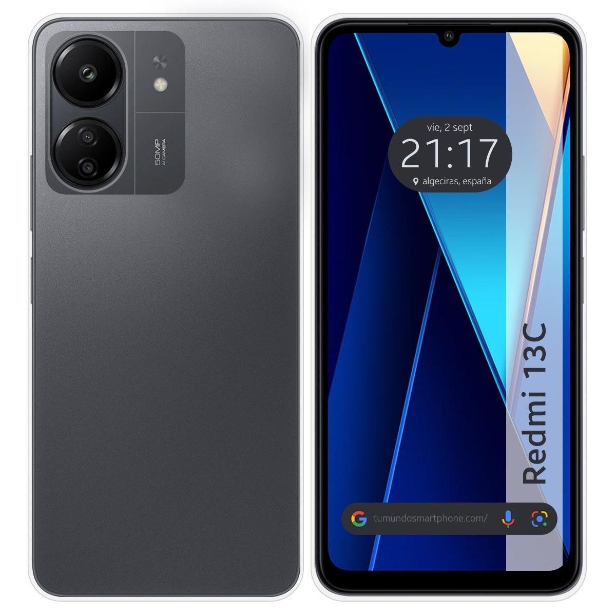 Funda Silicona Gel TPU Transparente para Xiaomi Redmi 13C