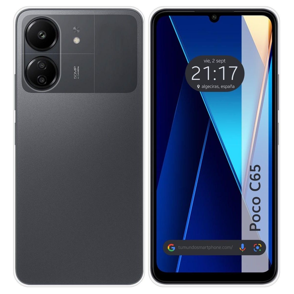 Funda Silicona Gel TPU Transparente para Xiaomi Poco C65