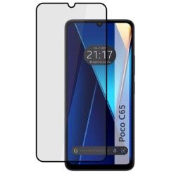 Protector Cristal Templado Completo 5D Full Glue Negro para Xiaomi Poco C65 Vidrio