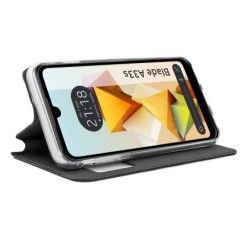 Funda Libro Soporte con Ventana para Zte Blade A33s color Negra 2