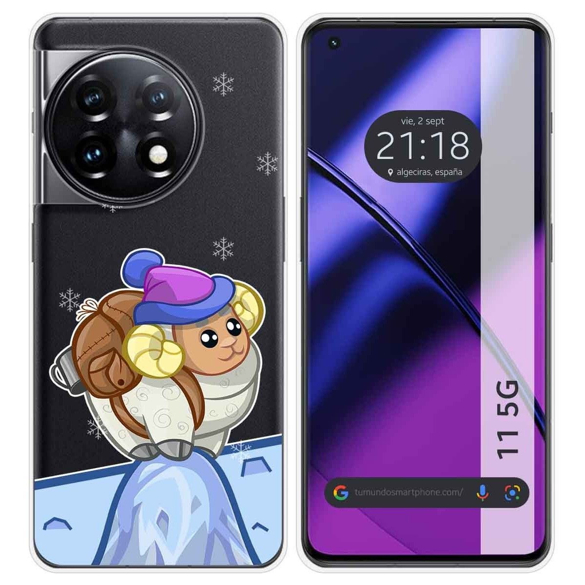 Funda Silicona Transparente para Oneplus 11 5G diseño Cabra Dibujos