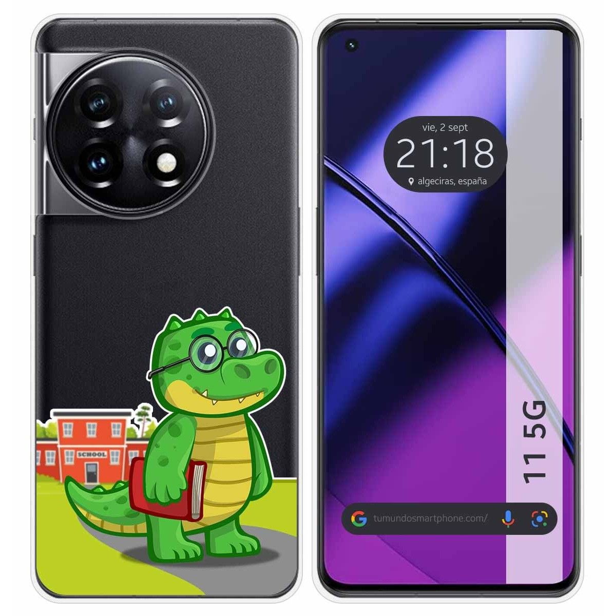 Funda Silicona Transparente para Oneplus 11 5G diseño Coco Dibujos