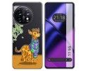 Funda Silicona Transparente para Oneplus 11 5G diseño Jirafa Dibujos