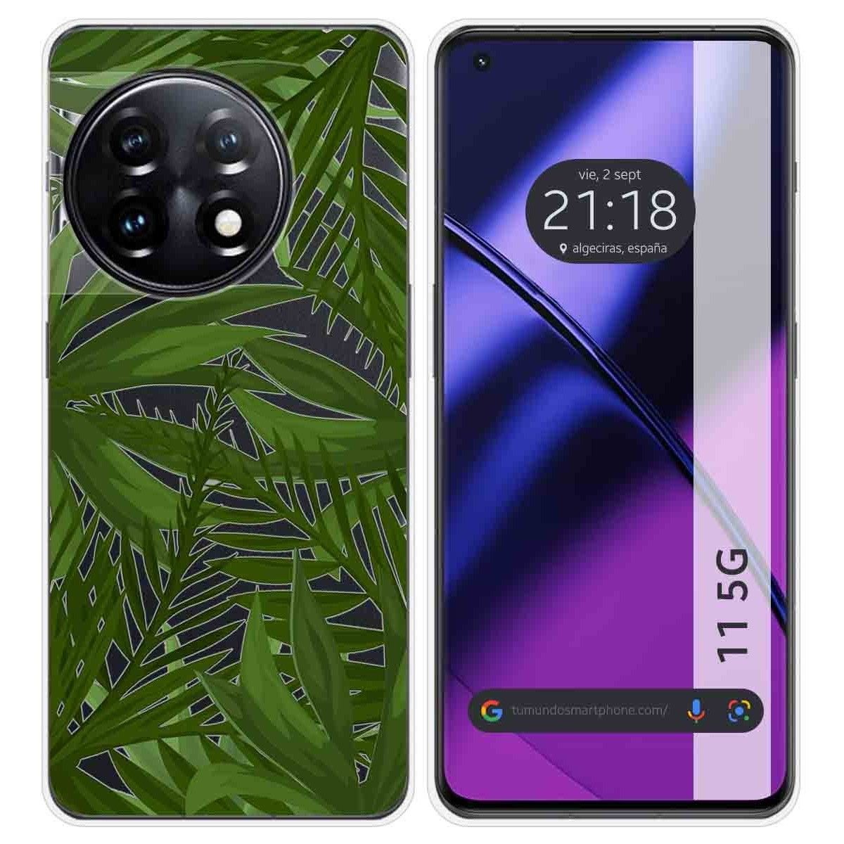 Funda Silicona Transparente para Oneplus 11 5G diseño Jungla Dibujos