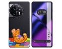 Funda Silicona Transparente para Oneplus 11 5G diseño Leopardo Dibujos