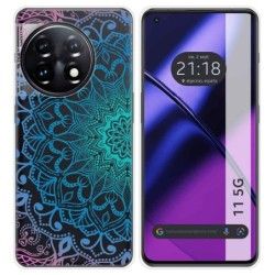Funda Silicona Transparente para Oneplus 11 5G diseño Mandala Dibujos