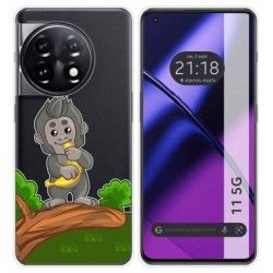 Funda Silicona Transparente para Oneplus 11 5G diseño Mono Dibujos