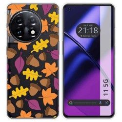 Funda Silicona Transparente para Oneplus 11 5G diseño Otoño Dibujos