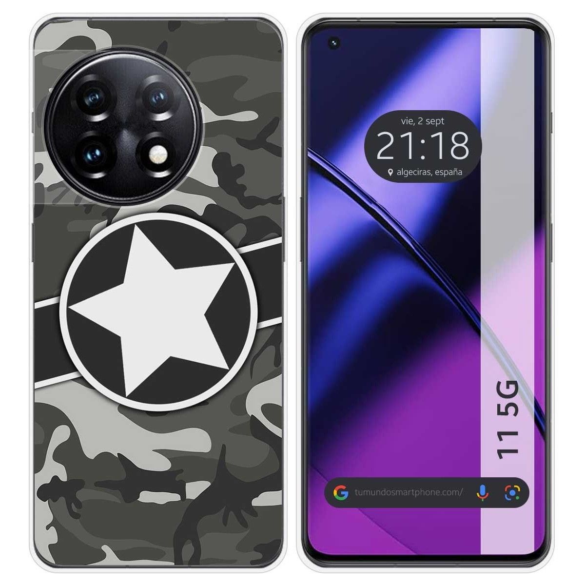 Funda Silicona para Oneplus 11 5G diseño Camuflaje 02 Dibujos