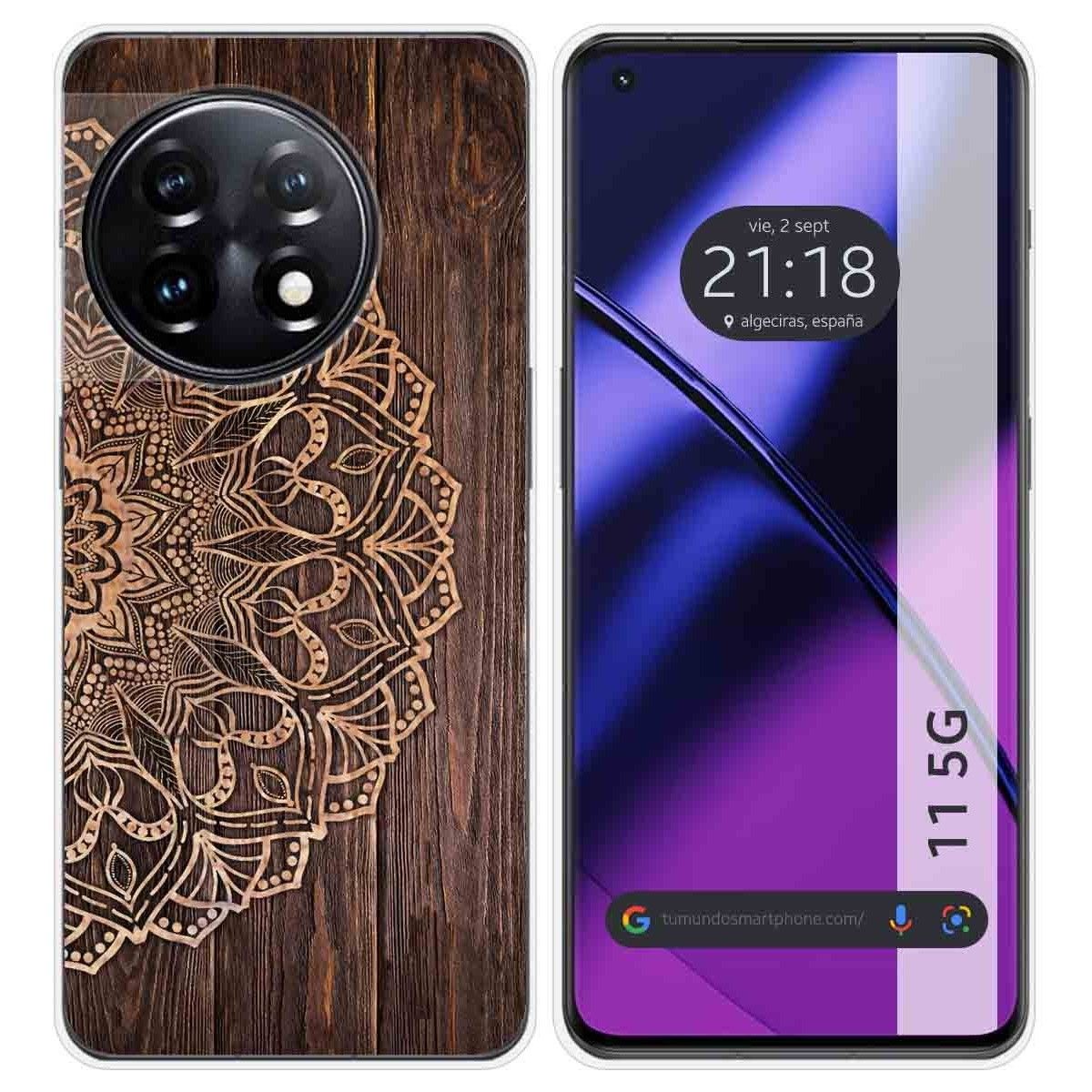 Funda Silicona para Oneplus 11 5G diseño Madera 06 Dibujos