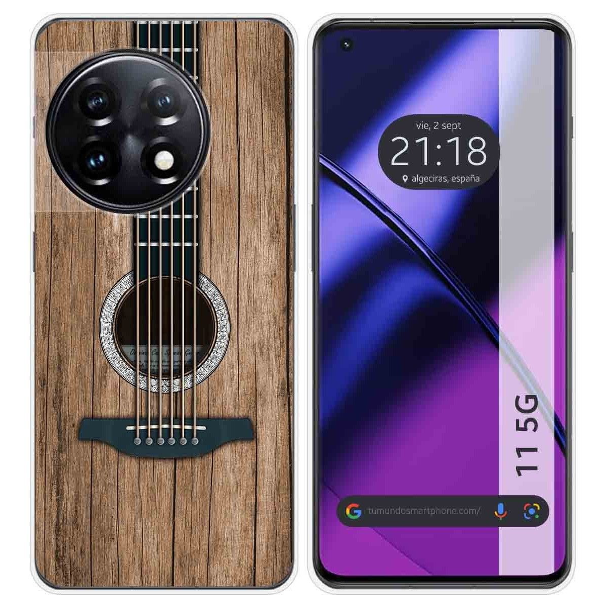 Funda Silicona para Oneplus 11 5G diseño Madera 11 Dibujos