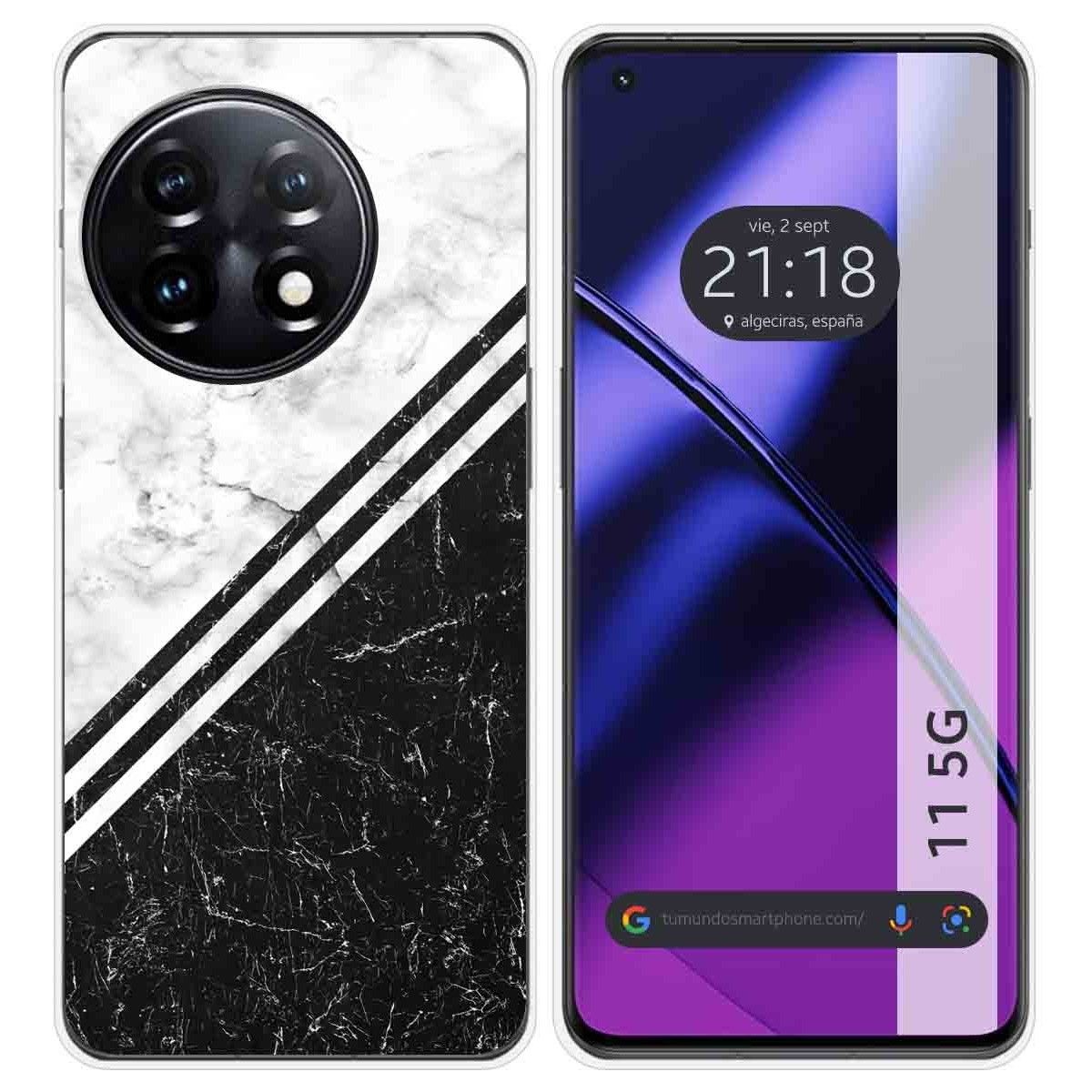 Funda Silicona para Oneplus 11 5G diseño Mármol 01 Dibujos