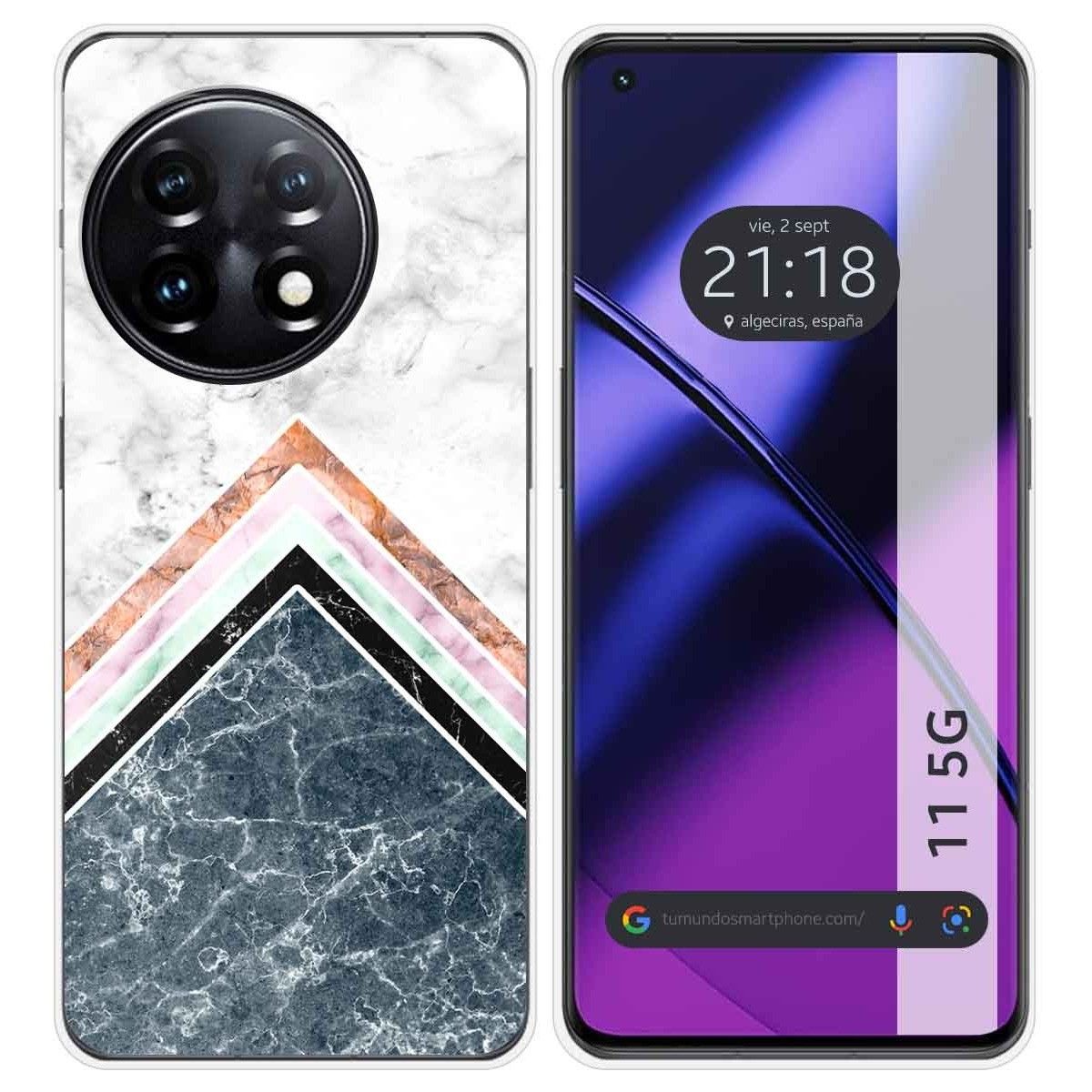 Funda Silicona para Oneplus 11 5G diseño Mármol 05 Dibujos