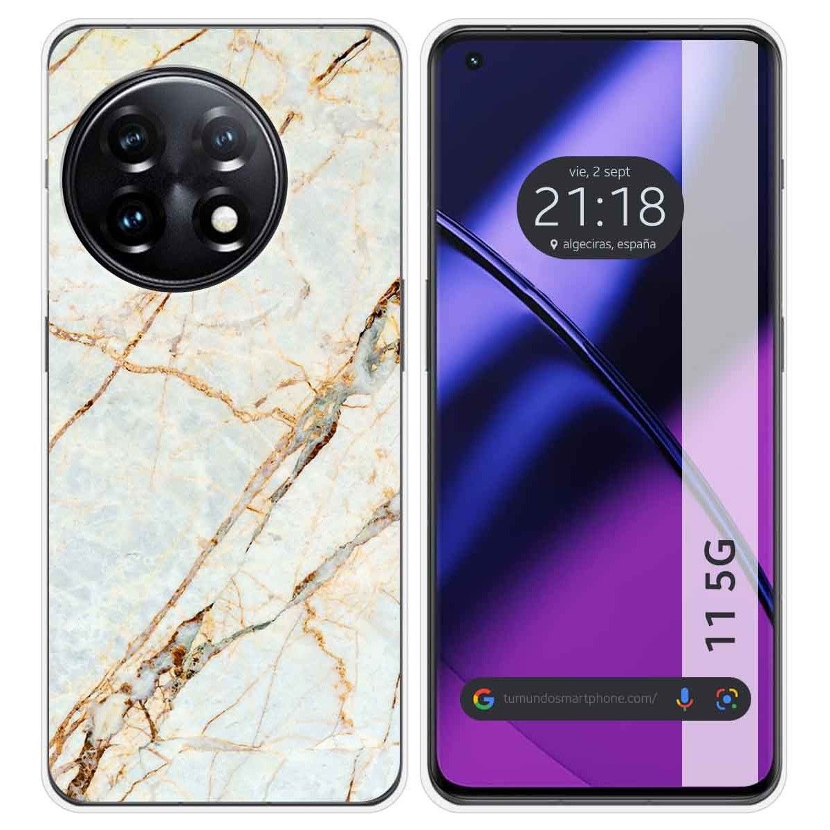 Funda Silicona para Oneplus 11 5G diseño Mármol 13 Dibujos