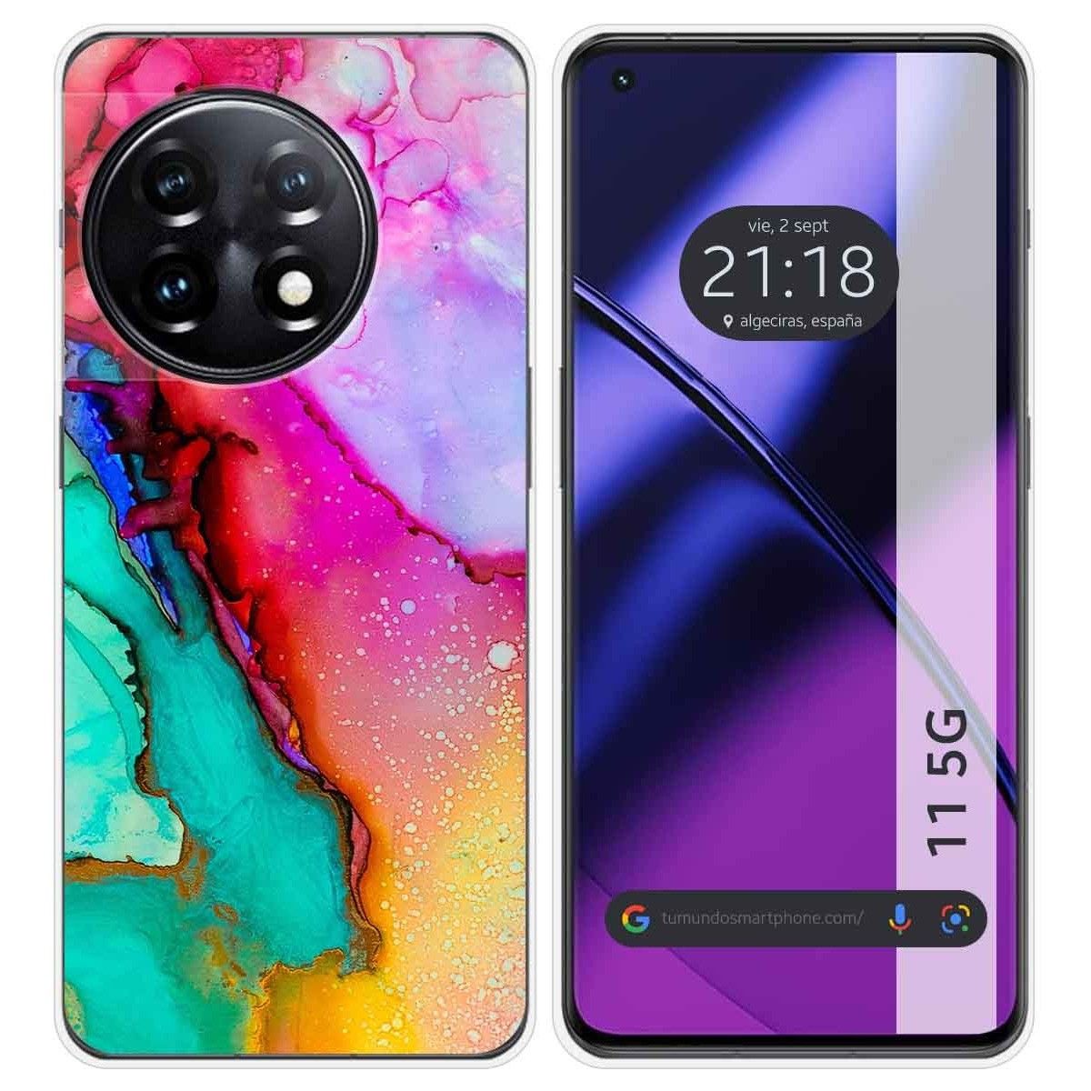 Funda Silicona para Oneplus 11 5G diseño Mármol 15 Dibujos