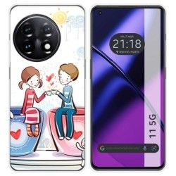 Funda Silicona para Oneplus 11 5G diseño Café Dibujos