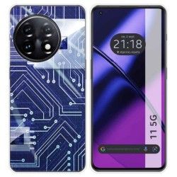 Funda Silicona para Oneplus 11 5G diseño Circuito Dibujos