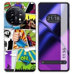 Funda Silicona para Oneplus 11 5G diseño Comic Dibujos