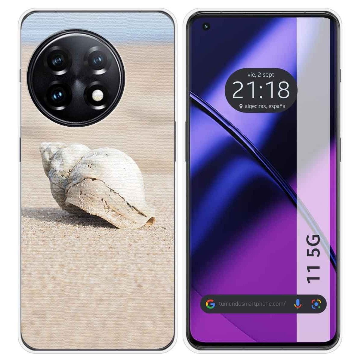 Funda Silicona para Oneplus 11 5G diseño Concha Dibujos