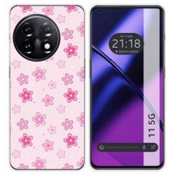 Funda Silicona para Oneplus 11 5G diseño Flores Dibujos