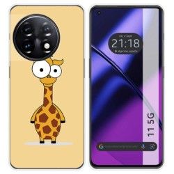Funda Silicona para Oneplus 11 5G diseño Jirafa Dibujos