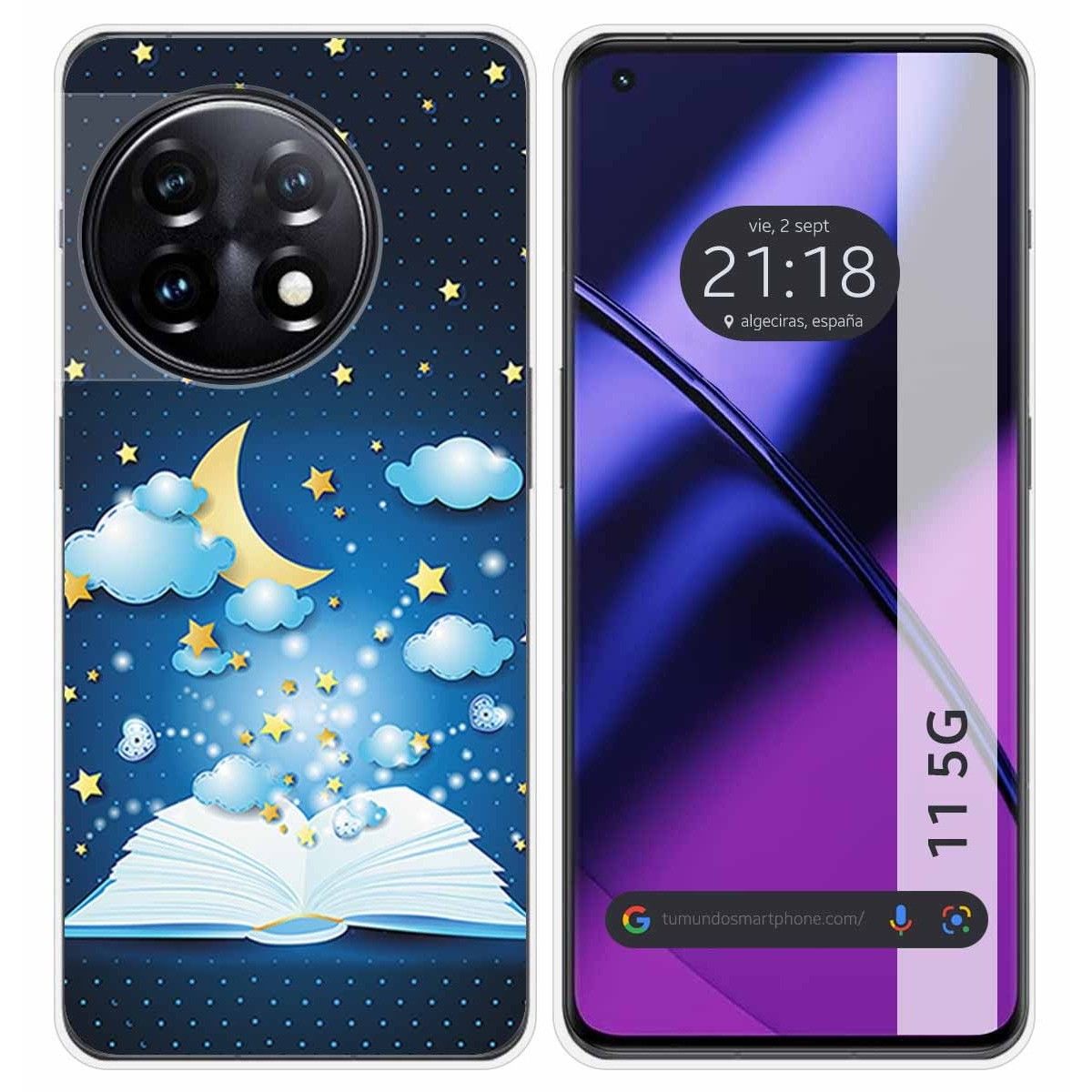 Funda Silicona para Oneplus 11 5G diseño Libro Cuentos Dibujos