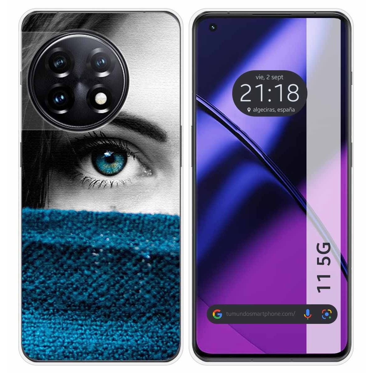 Funda Silicona para Oneplus 11 5G diseño Ojo Dibujos