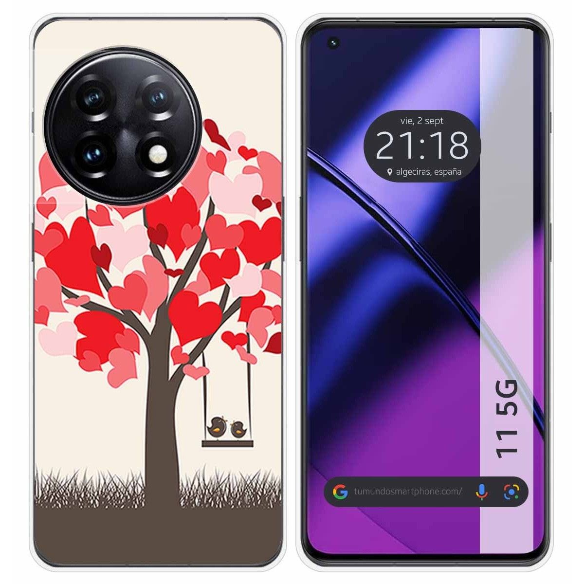 Funda Silicona para Oneplus 11 5G diseño Pajaritos Dibujos