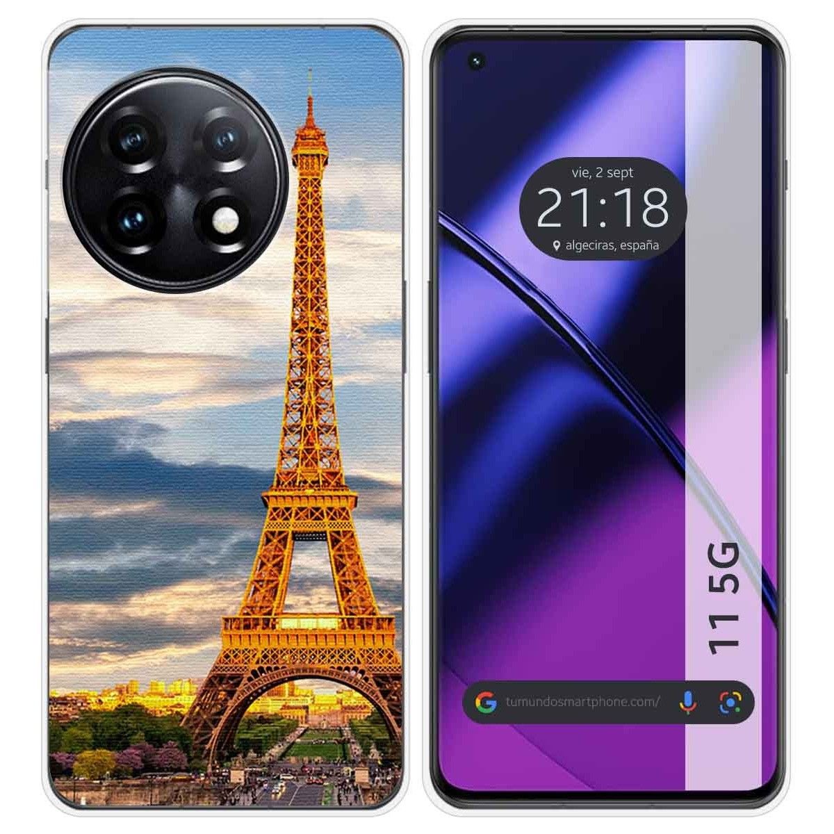 Funda Silicona para Oneplus 11 5G diseño Paris Dibujos