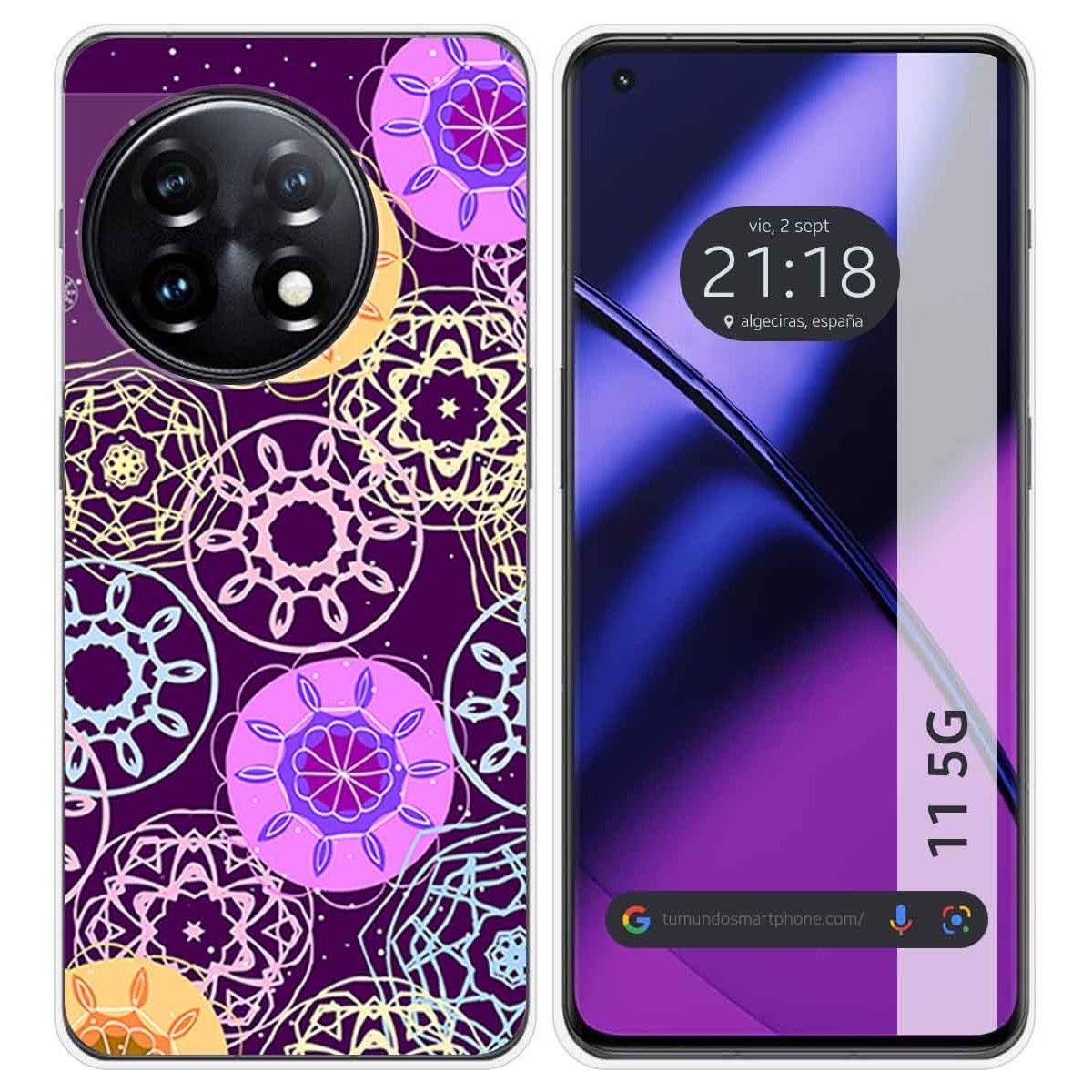 Funda Silicona para Oneplus 11 5G diseño Radial Dibujos