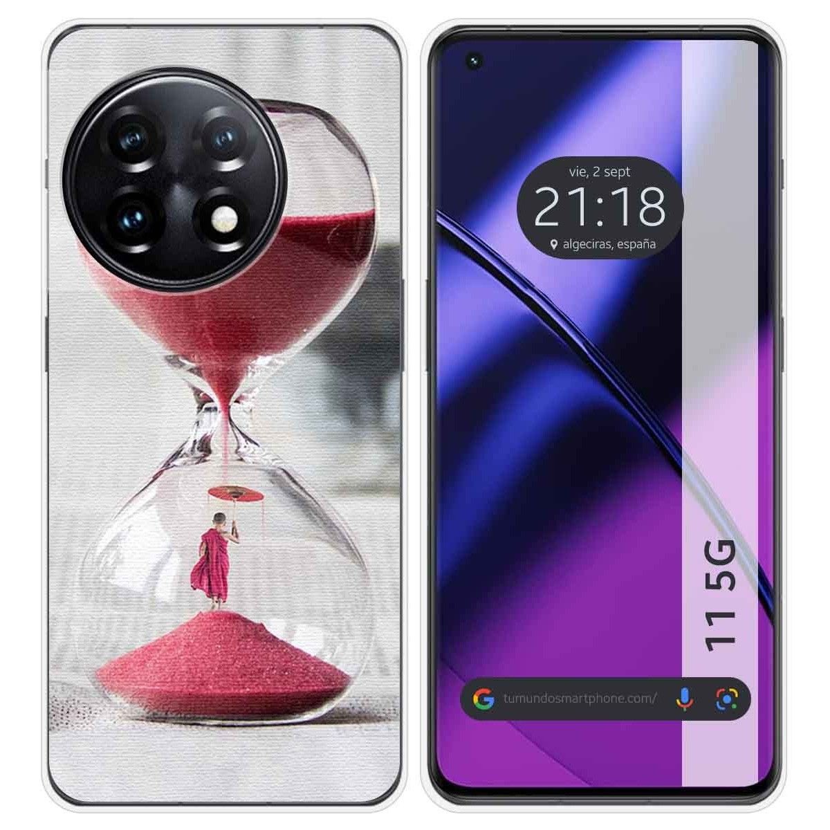 Funda Silicona para Oneplus 11 5G diseño Reloj Dibujos