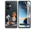 Funda Silicona Transparente para Oneplus Nord CE 3 Lite 5G diseño Avestruz Dibujos